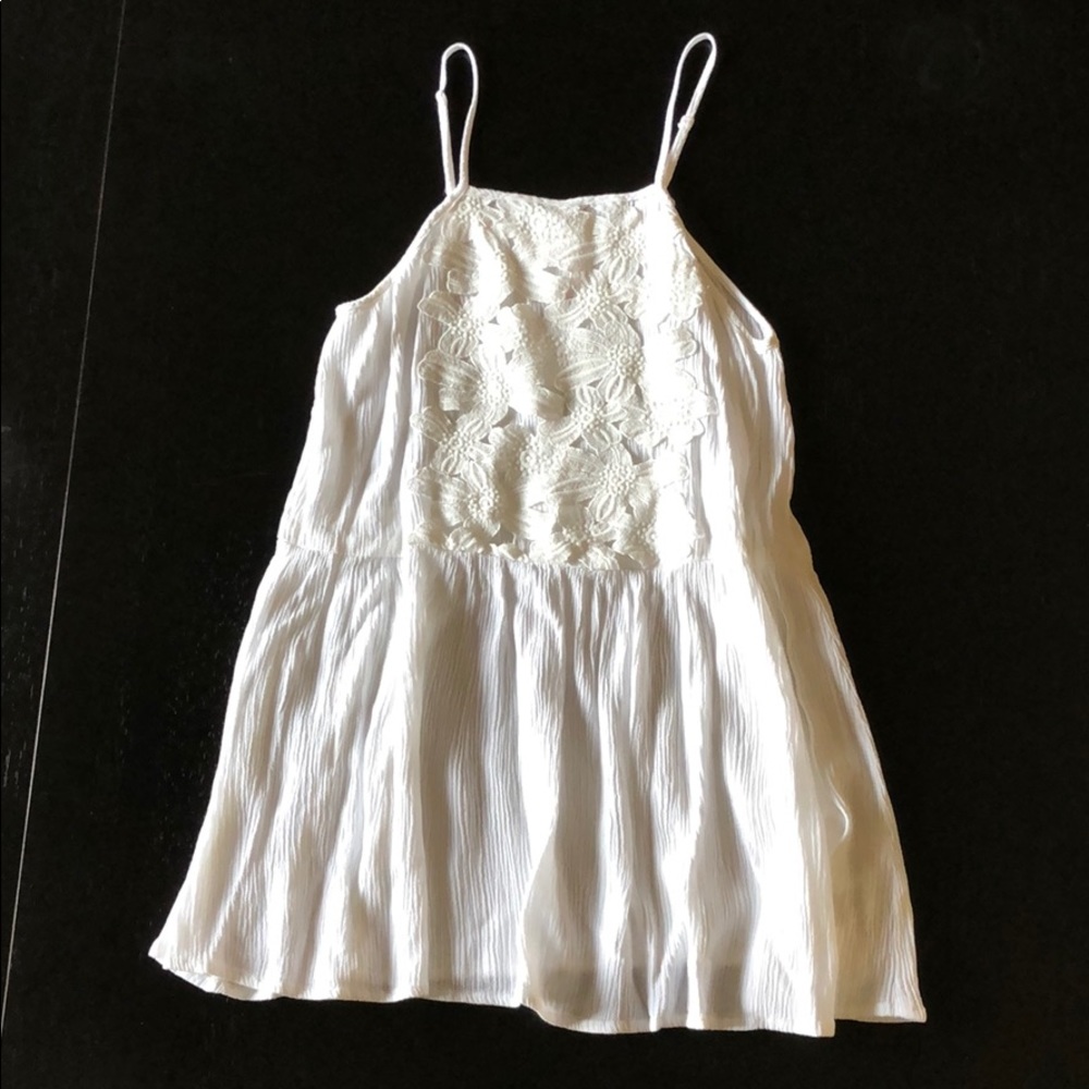 White summer tank top